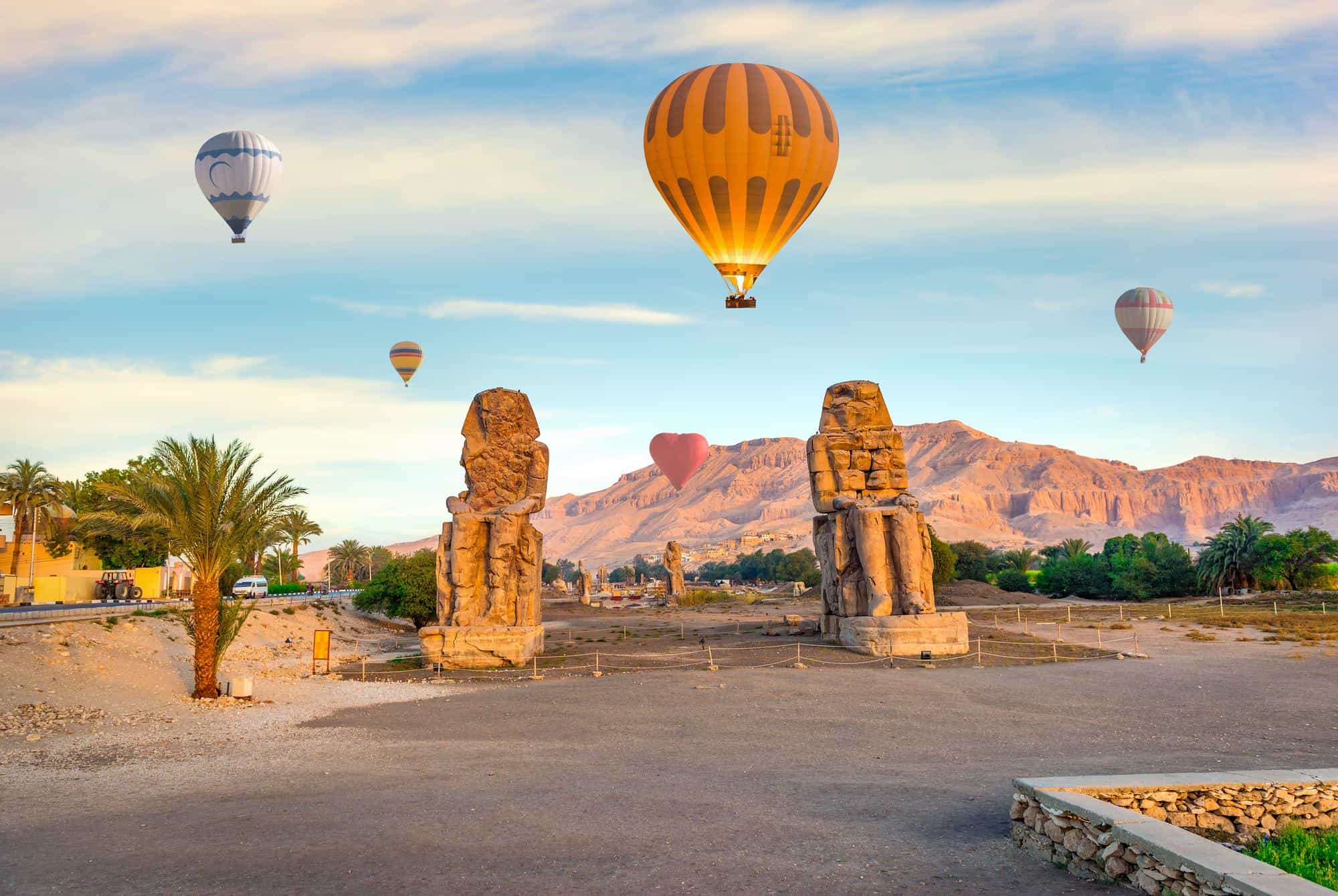 Luxor Hot Air Balloon Ride - Sunrise Flight Over the West Bank Monuments