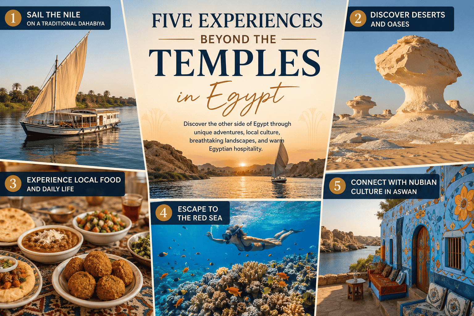 Five Experiences Beyond the Temples in Egypt